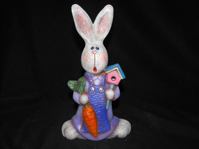 Rabbit with Birdhouse