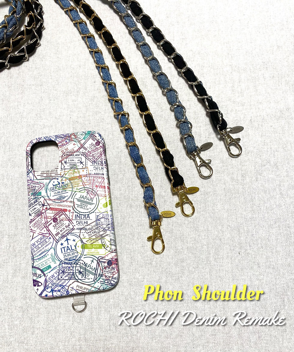 Miniature : Phone  Shoulder 【Blue Gold】