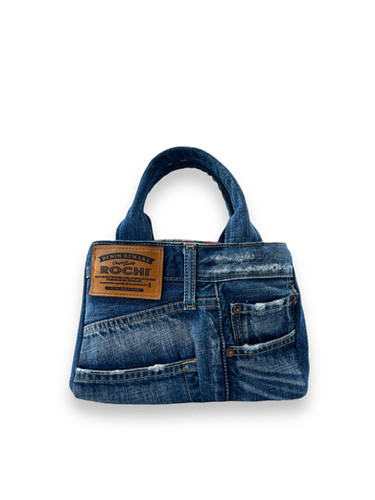 ROCHI DENIM REMAKE デニム　カジュアルトートバッグ Kanoa Tote Sｻｲｽﾞ#2 | ROCHI Denim Remake