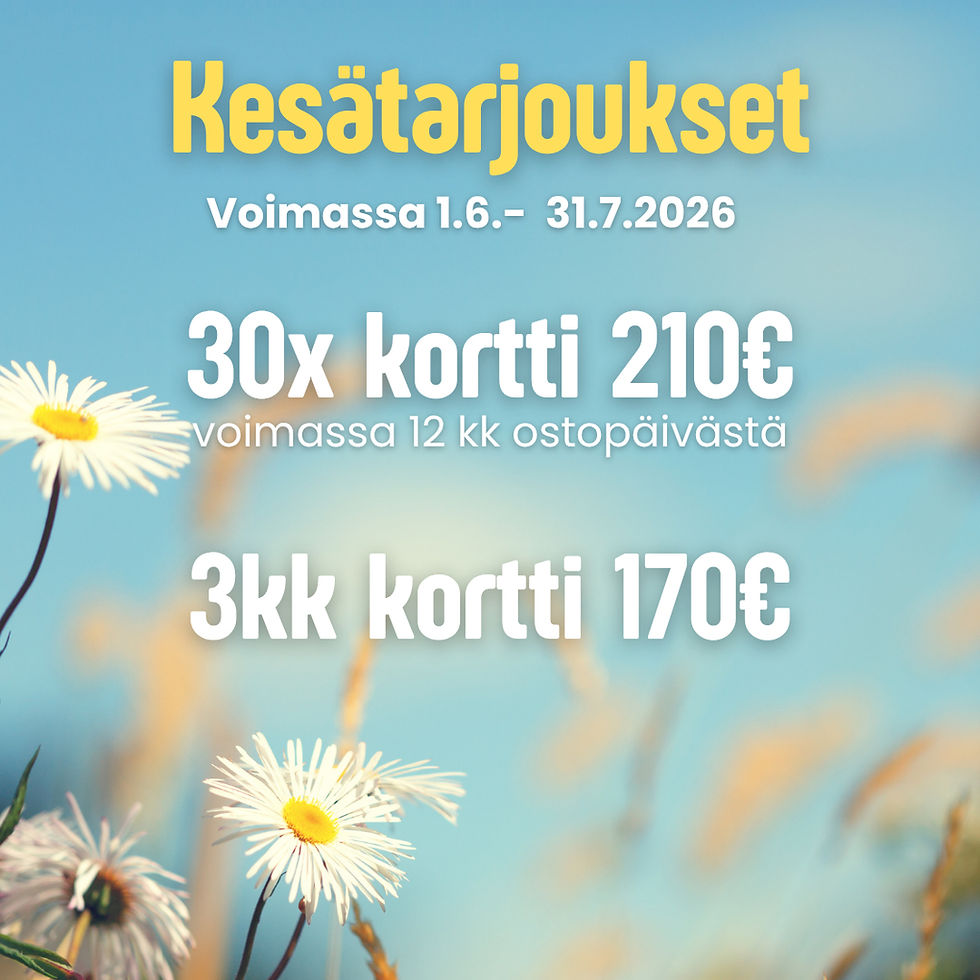 🔥 ☀️Fiiliksen huikeat kesätarjoukset ostettavissa 1.6.-31.7. ! 🔥☀️