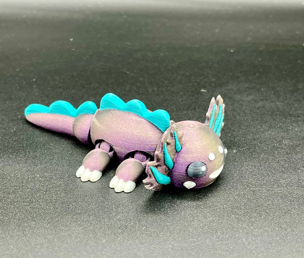 Thumbnail: Articulated Aqua Axolotl