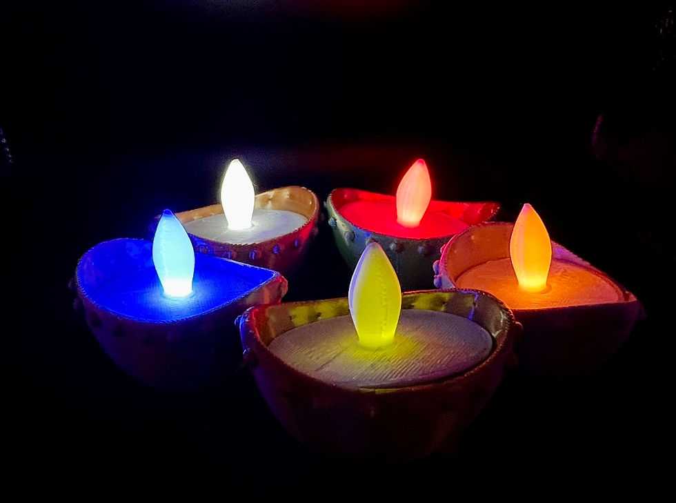 Thumbnail: Diya - Decorated