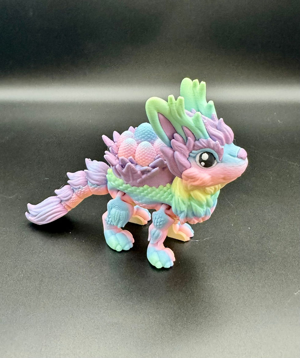 Thumbnail: Articulated Easter Dragon