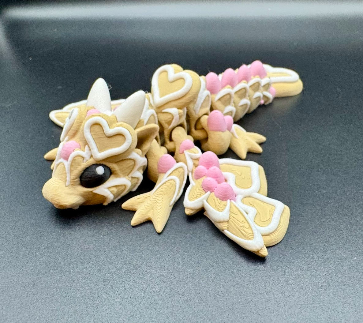 Articulated Tiny Heart Cookie Dragon