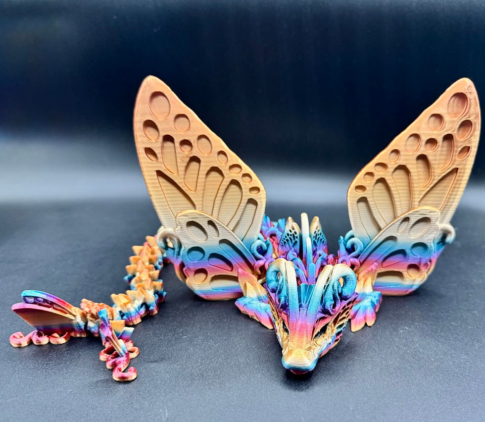 Thumbnail: Articulated  Winged Fairy Butterfly Dragon
