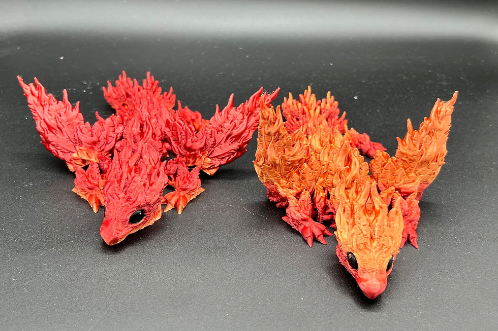 Thumbnail: Articulated  Baby Phoenix Dragon