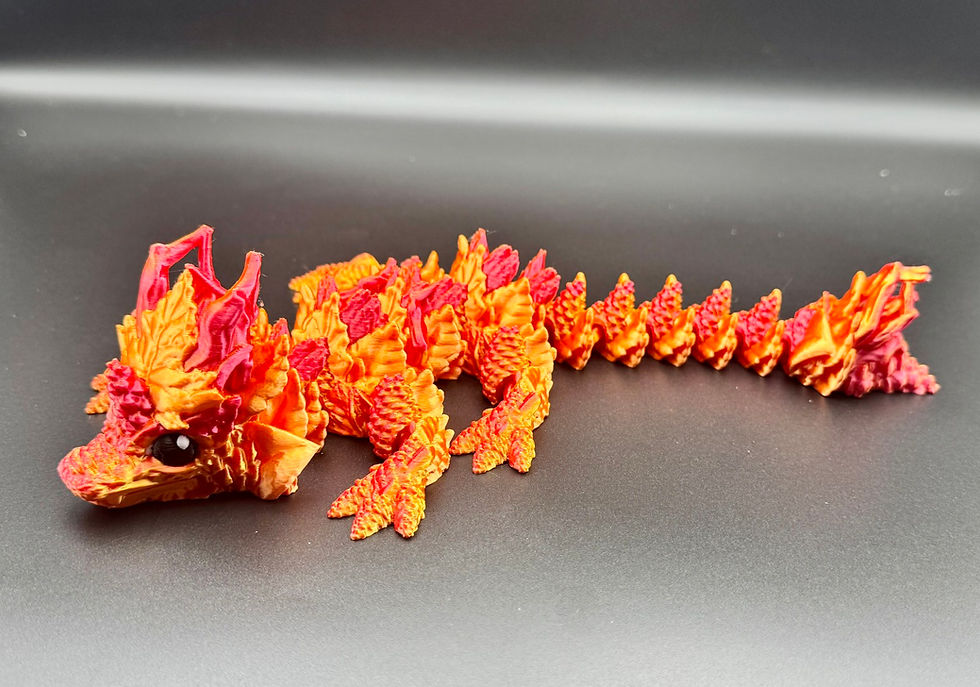 Thumbnail: Articulated  Baby Autumn Dragon