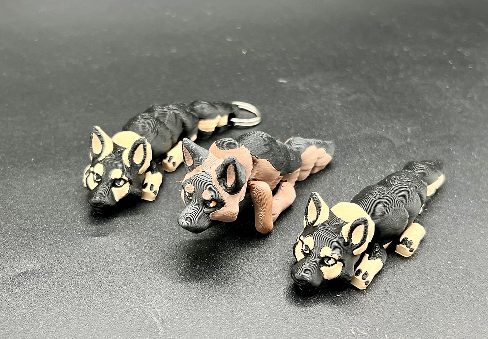 Thumbnail: Articulated Baby German Shepherd