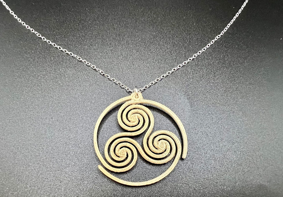 Thumbnail: Celtic Pendant and Earrings