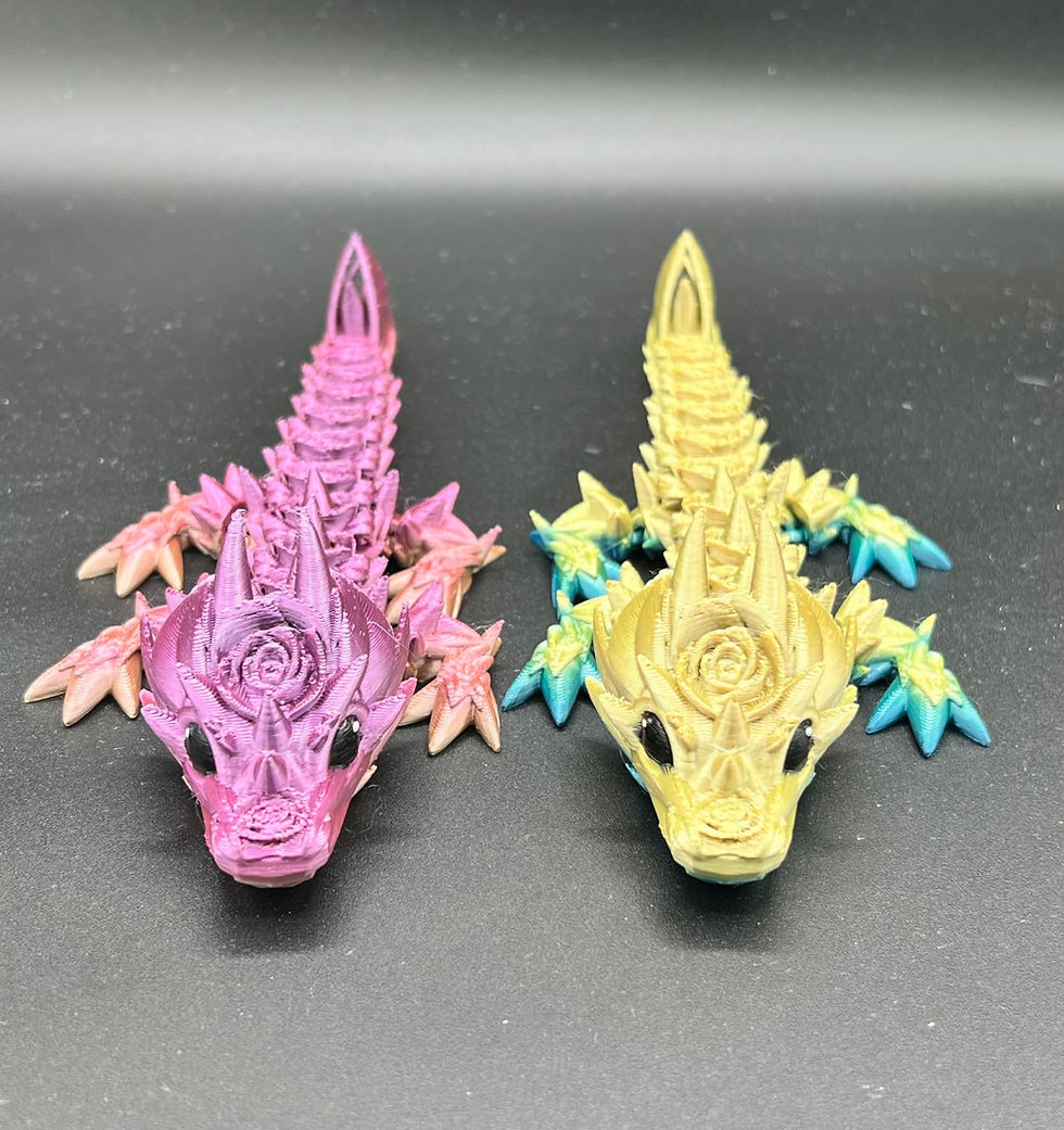 Thumbnail: Articulated  Baby Rose Dragon