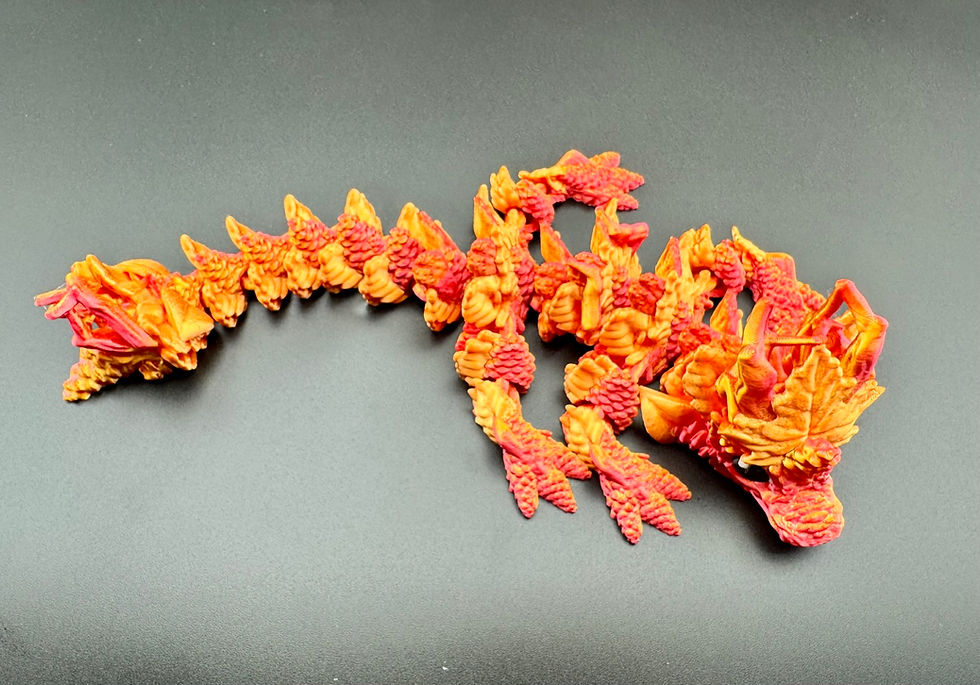 Thumbnail: Articulated  Baby Autumn Dragon