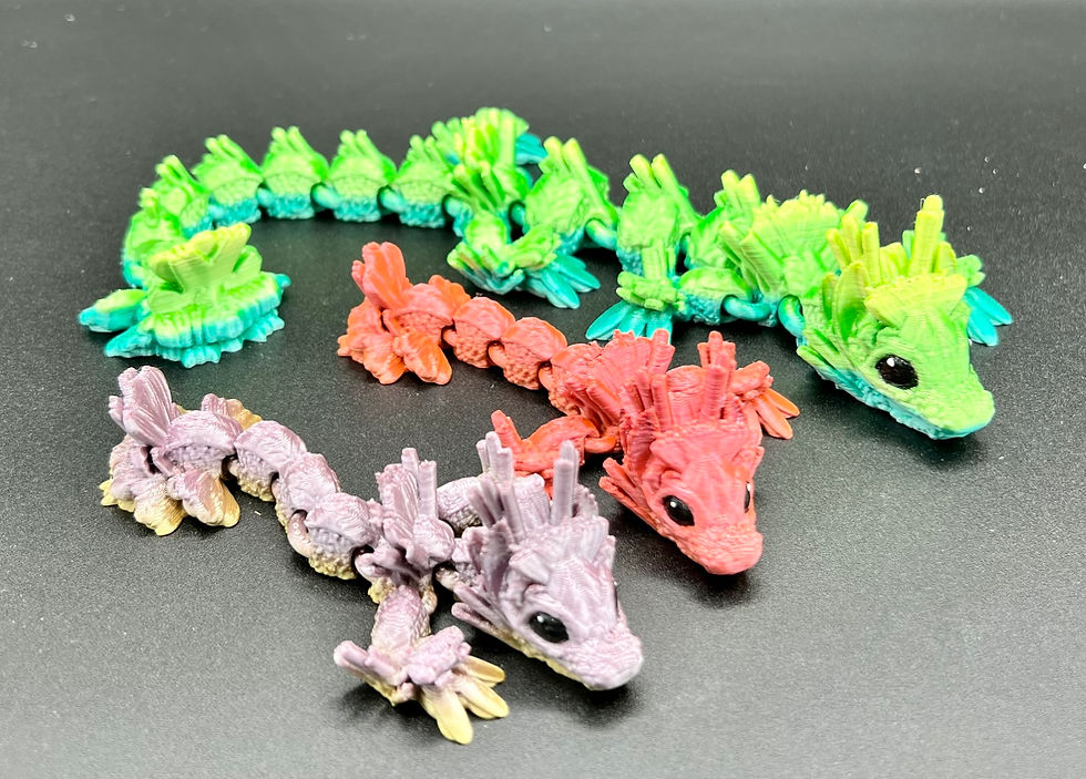 Thumbnail: Articulated Tadlings - Sushi Dragon