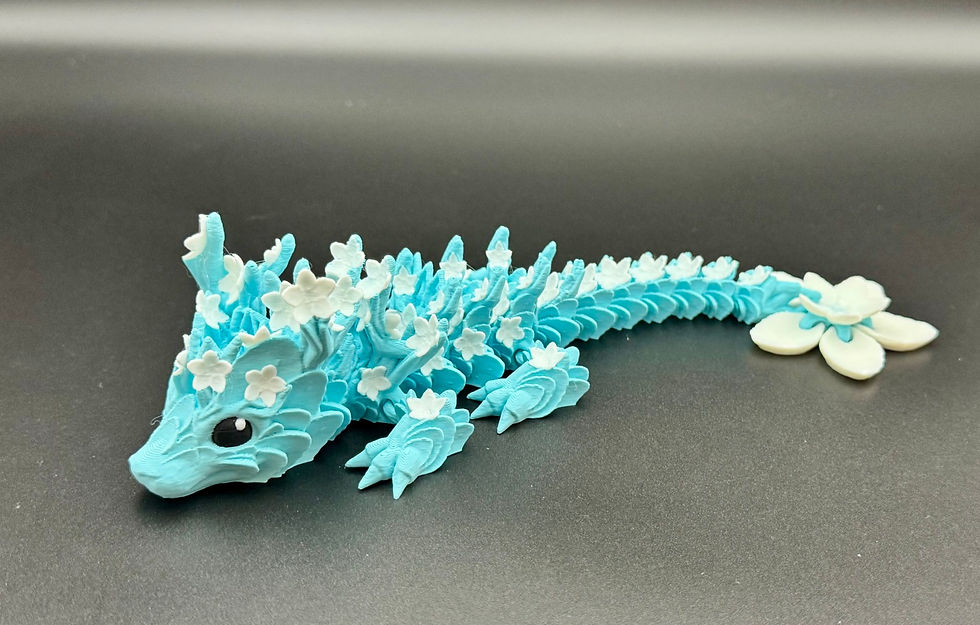 Thumbnail: Articulated Baby Cherry Blossom Dragon