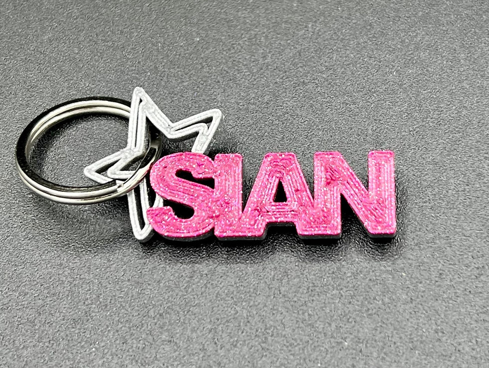 Thumbnail: Personalised Key Ring / Bag Charm