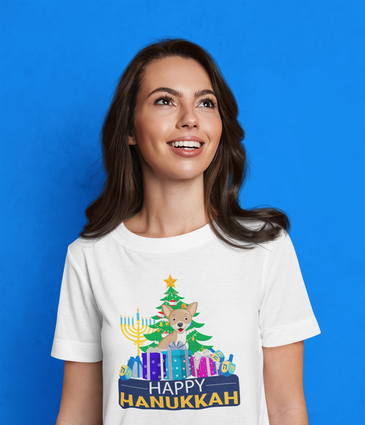Happy Hanukkah Tree - Shirts