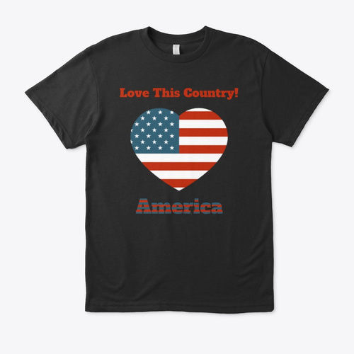 Thumbnail: Love This Country! - America (v2) - Shirt