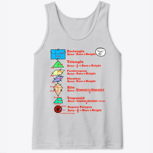 Thumbnail: Math Math - Thinking About Area - Shirts
