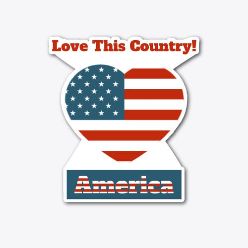 Thumbnail: Love This Country! - America - Shirts