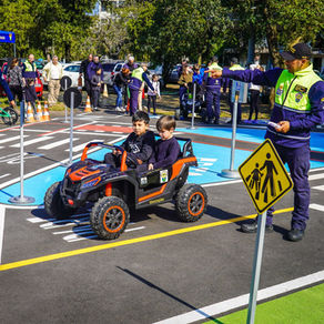 Entrega do Circuito Infantil marca a abertura da Semana Nacional de Trânsito
