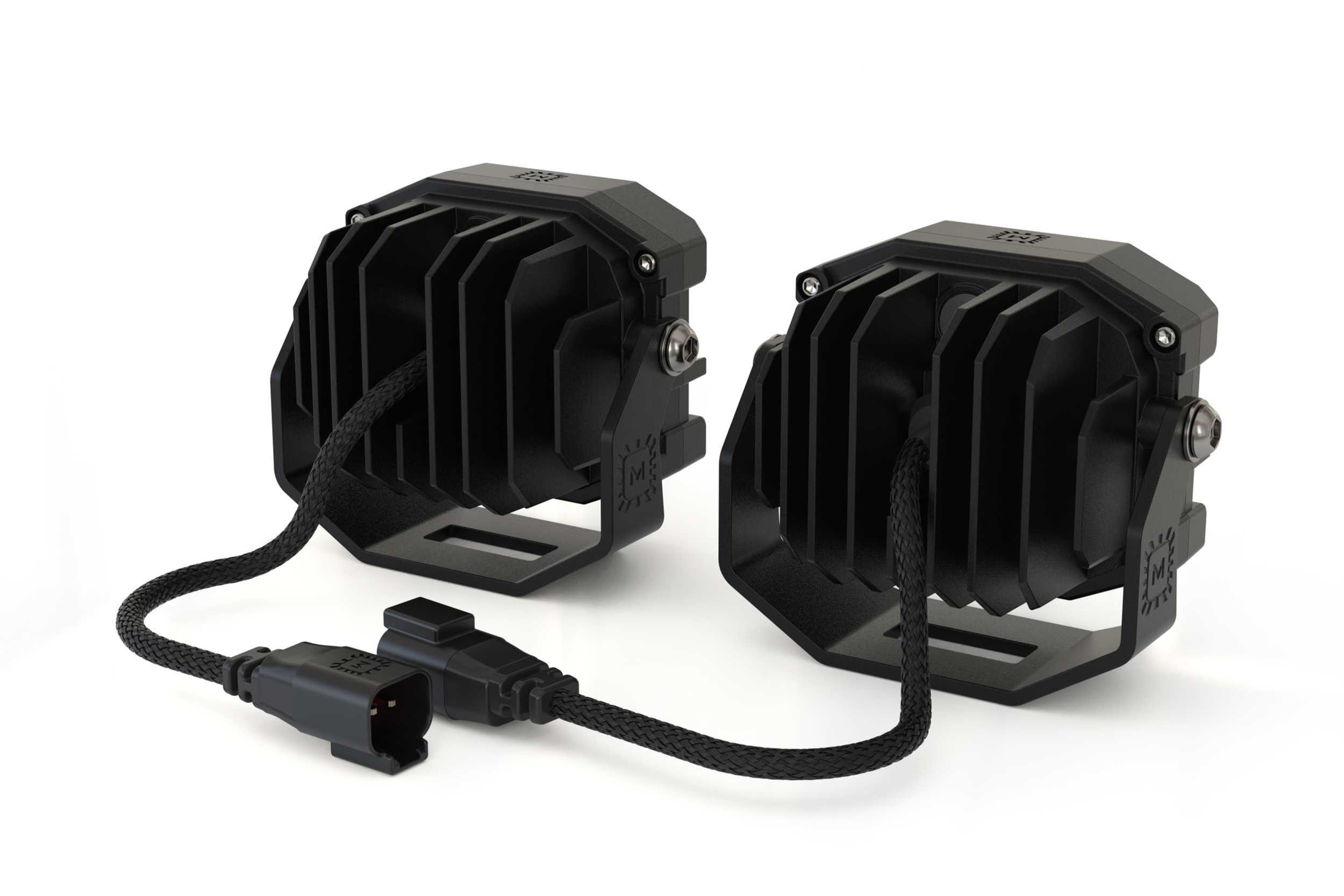 Morimoto 4Banger HXB LED Pods (Spot / Yellow)(Set)