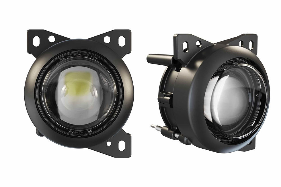 Thumbnail: JW Speaker: Model 95 12-24V SAE/ECE RHT & LHT LED Fog Light - 1 Light