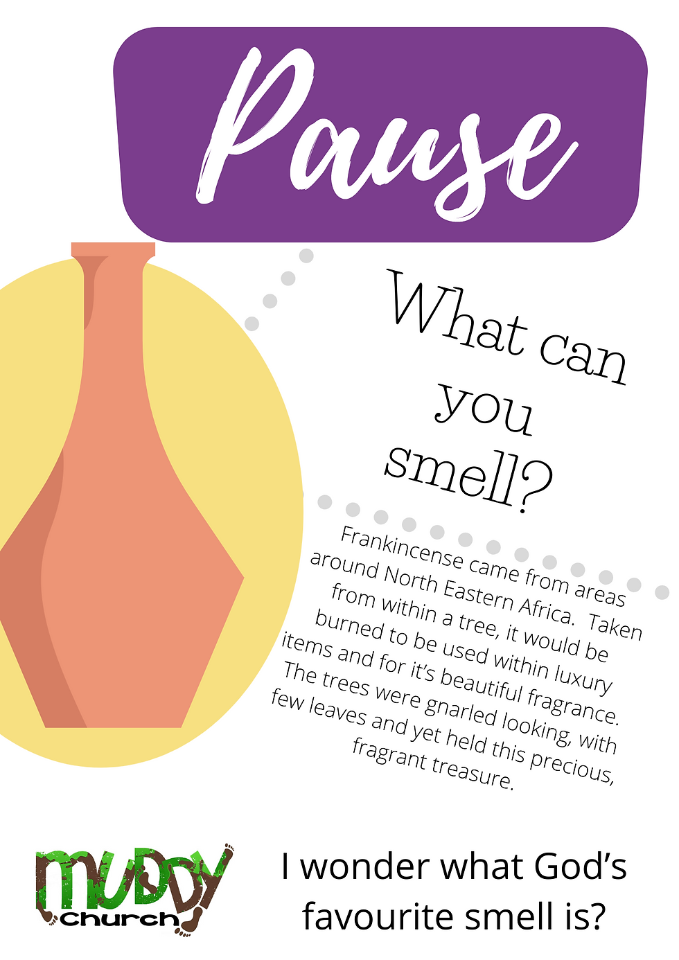 I wonder what you can smell?