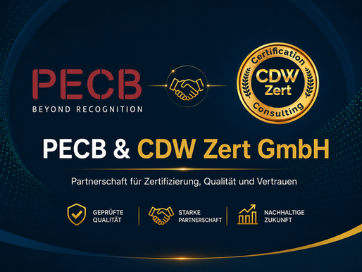 Neue Partnerschaft mit PECB für ISO, Compliance und Zertifizierung