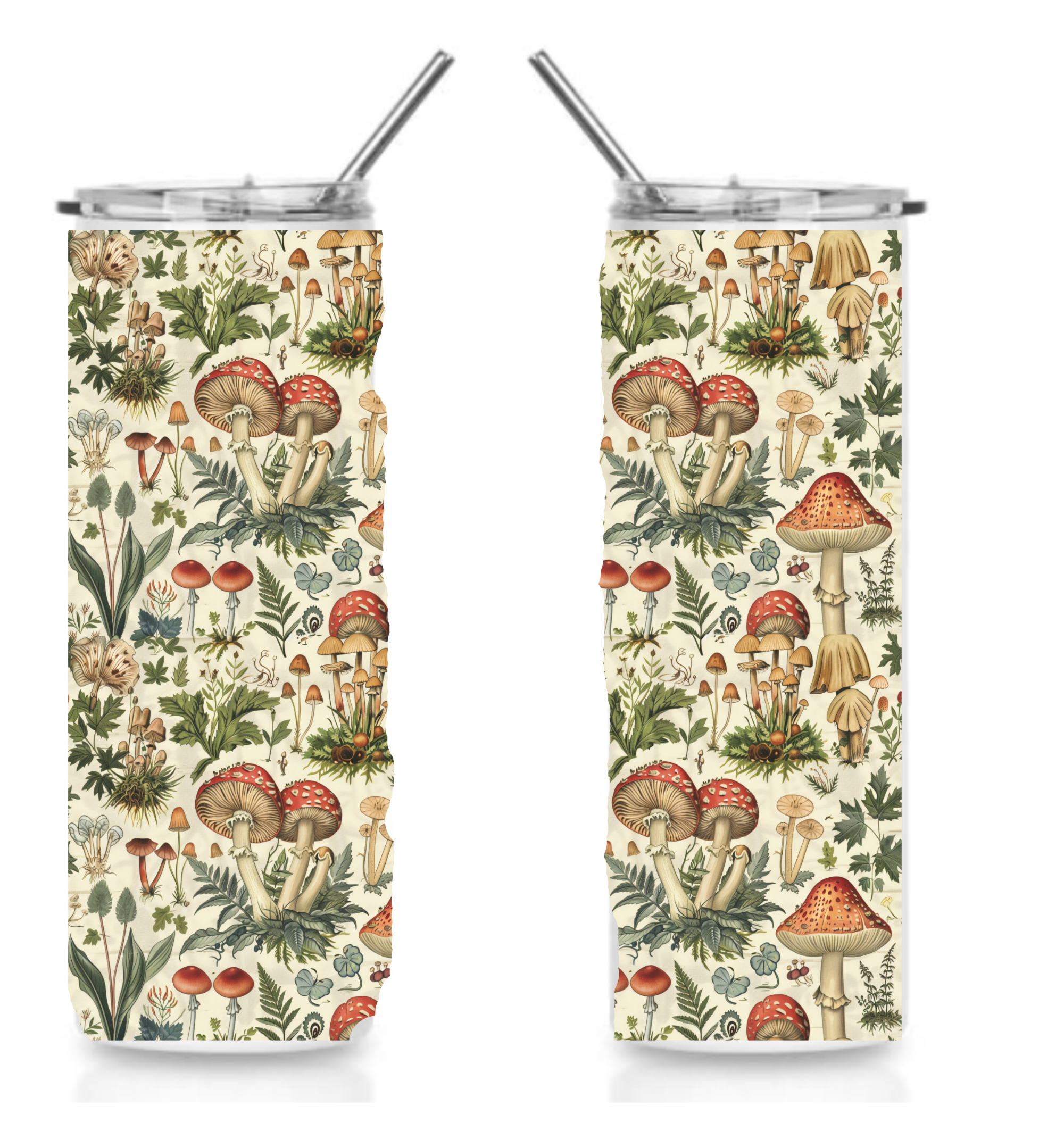 Vintage Mushroom 20oz tumbler