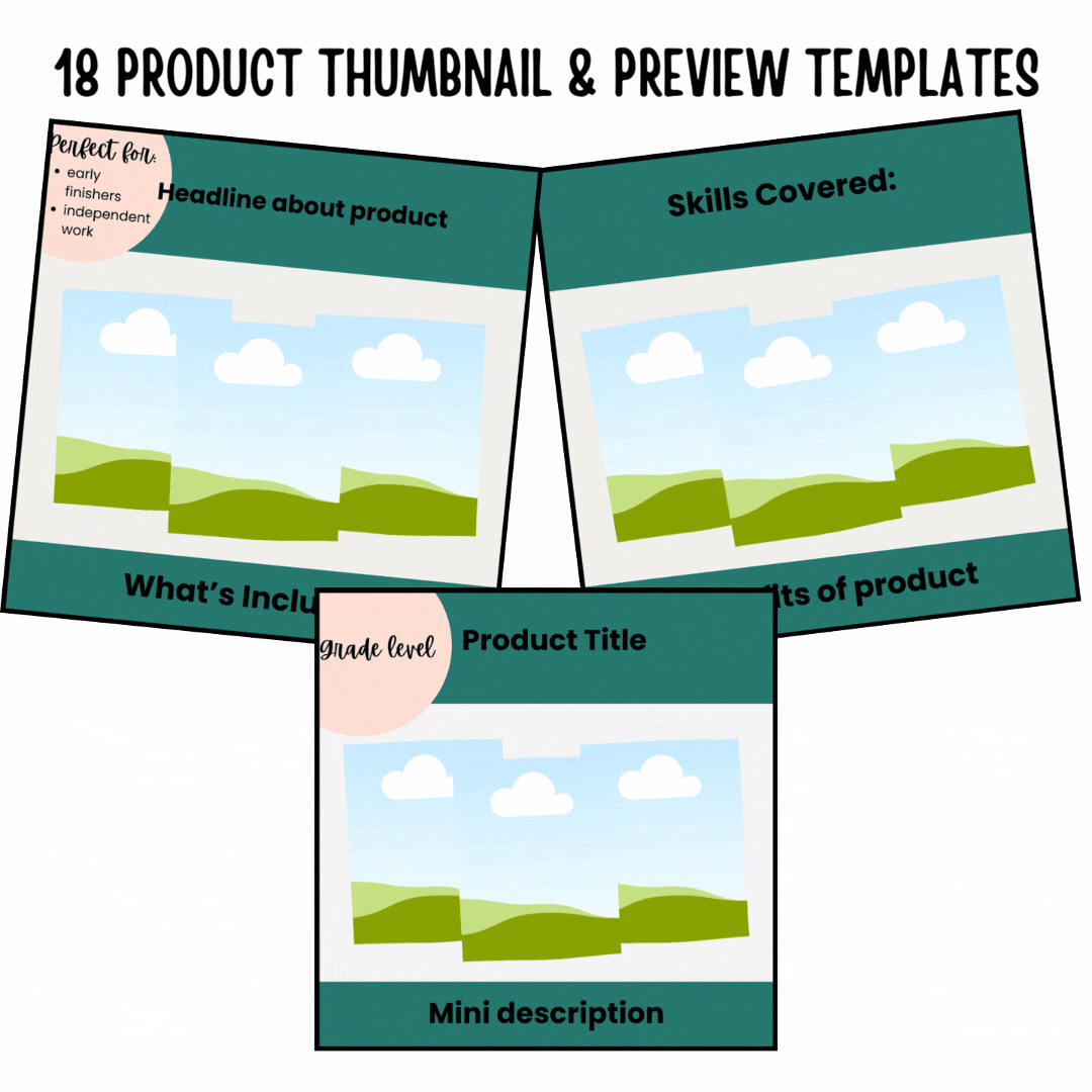 Product Preview & Listing Templates