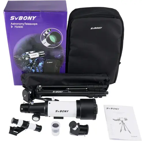 Küçük resim: SVBONY SV501P Teleskop 70/400