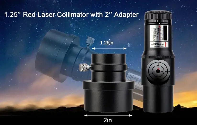 Küçük resim: Svbony SV121 Red Laser Collimator 1.25'' (Newtonian ve SCT)