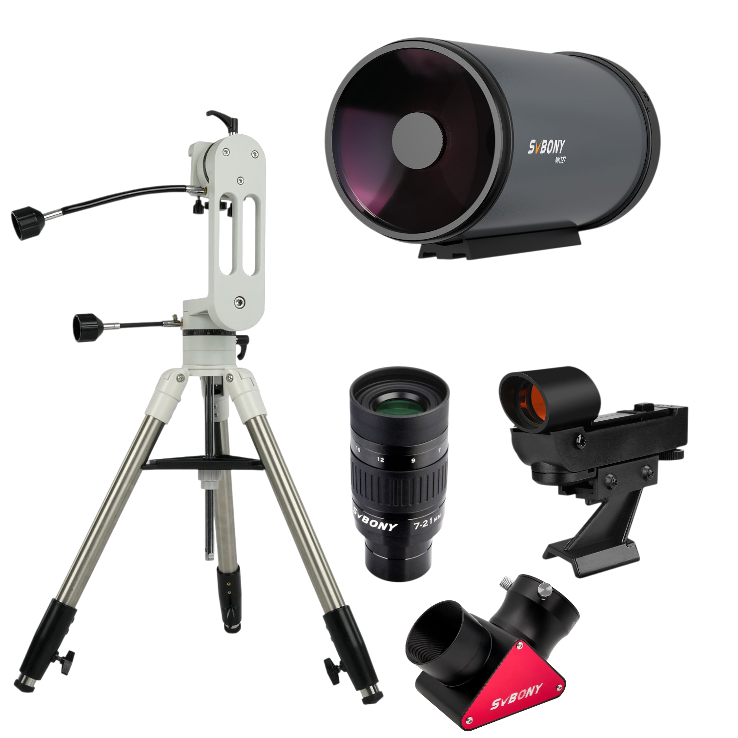 SVBONY MK127 Maksutov + SV225 Gezegen Gözlem Seti