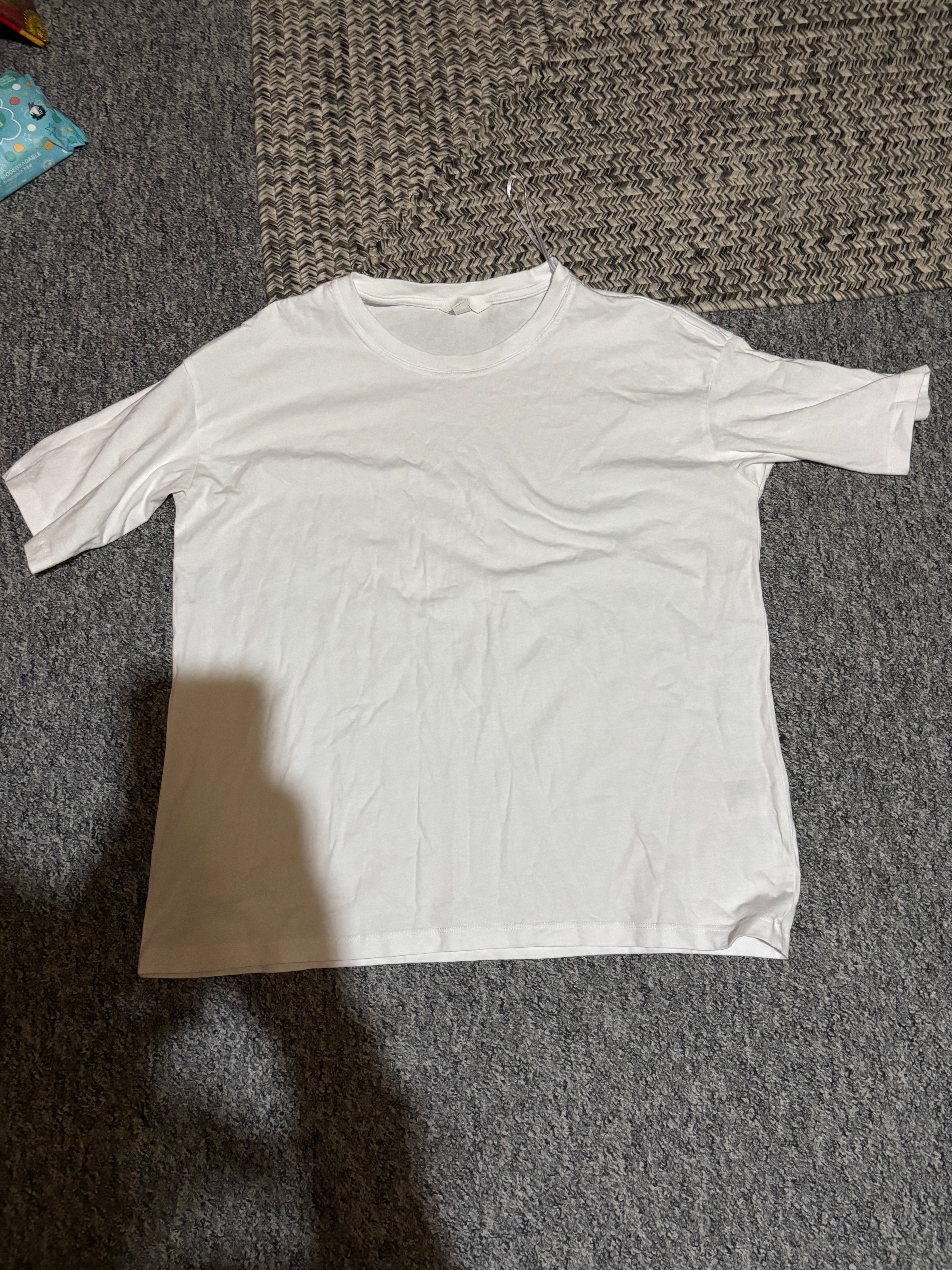Ladies white T-shirt size medium