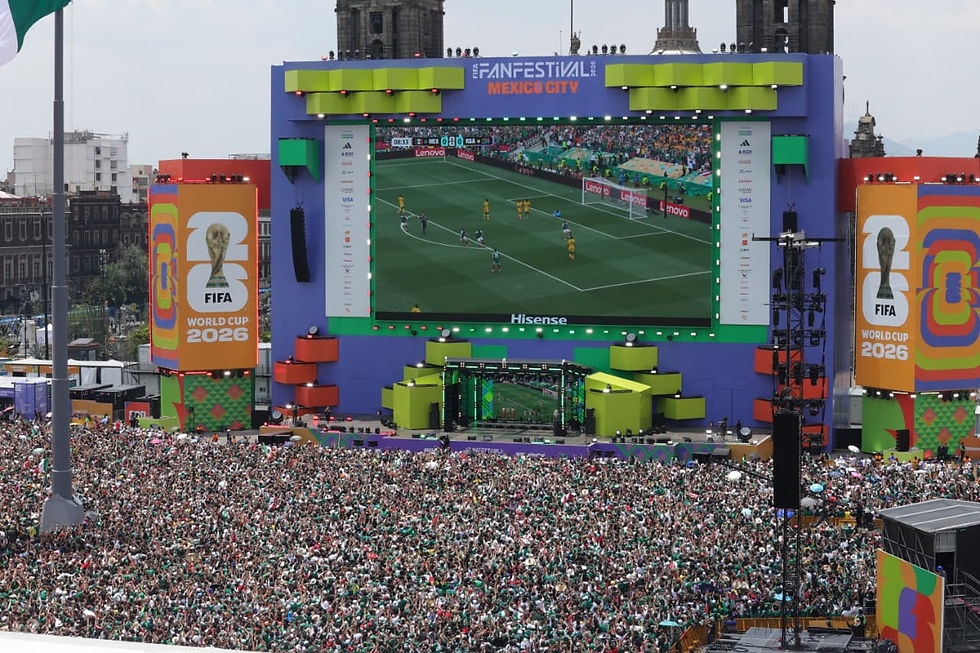 Foto: Zócalo de la Ciudad de México en el Fan Festival 2026