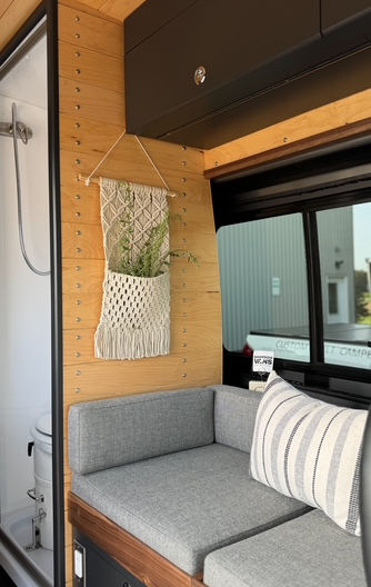 High end camper van interior