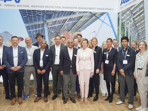 The Cube Green Energy and SUNfarming teams united at Intersolar Europe 2025.
