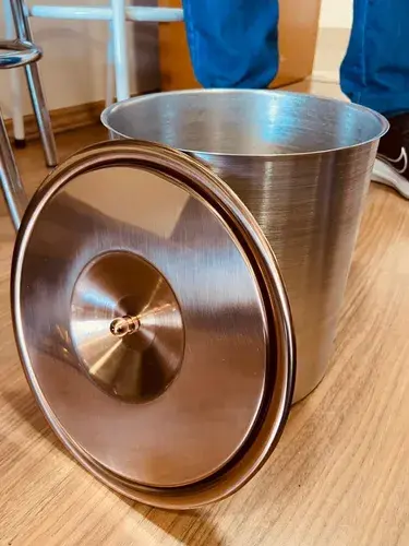 Miniatura: Lixeira Pia Embutir Em Inox 3 Litros + Dosador Rose Gold