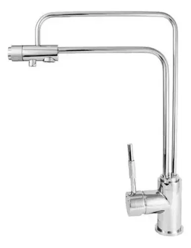 Torneira Filtro Cozinha Monocomando Luxo (com Saída P/ Água)