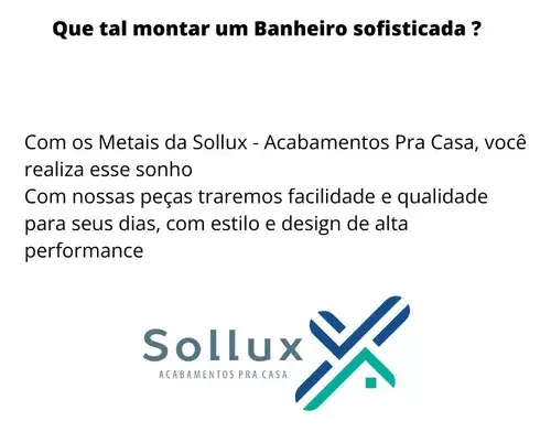 Miniatura: Ducha Slim Quadrada 25cm. Com Desviador E Gatilho Quadrado