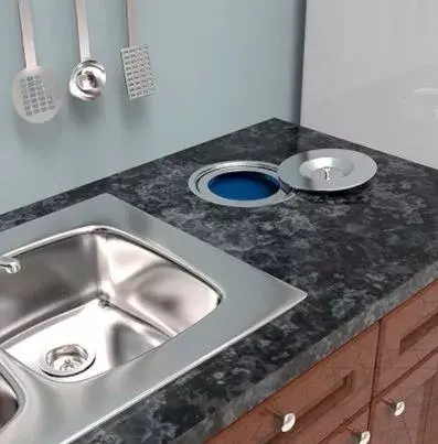 Miniatura: Lixeira Cozinha Embutir 3 Litros + Dosador + Suporte Bucha