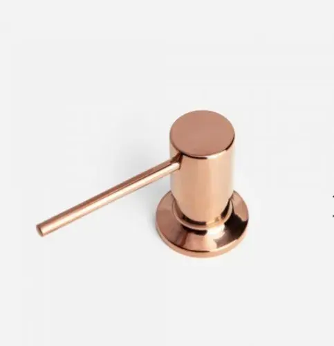 Miniatura: Lixeira Pia Embutir Em Inox 3 Litros + Dosador Rose Gold