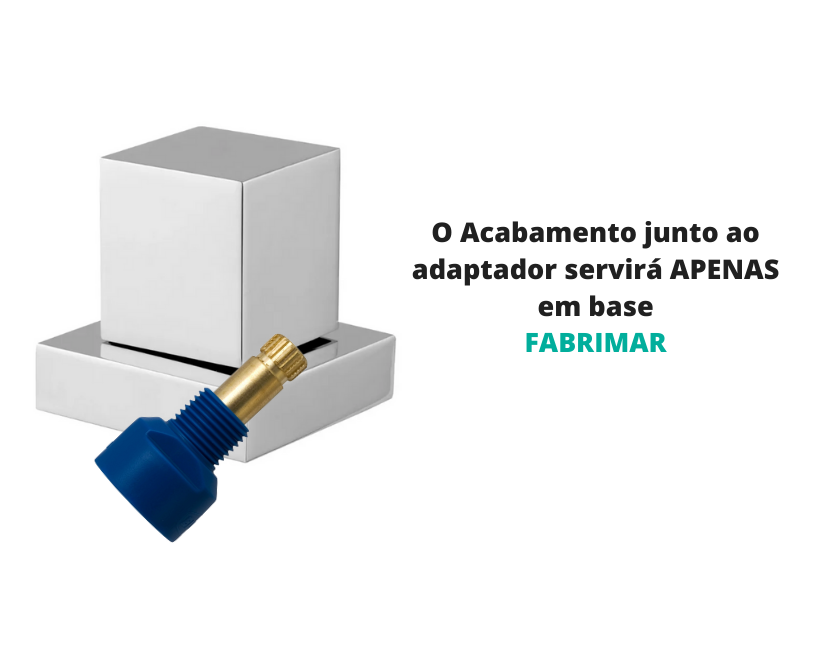 Miniatura: Acabamento P/ Registro Quadrado 3/4 Com Adaptador Fabrimar