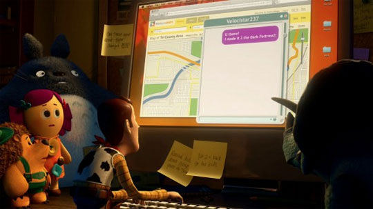 The use of computer in cartoons