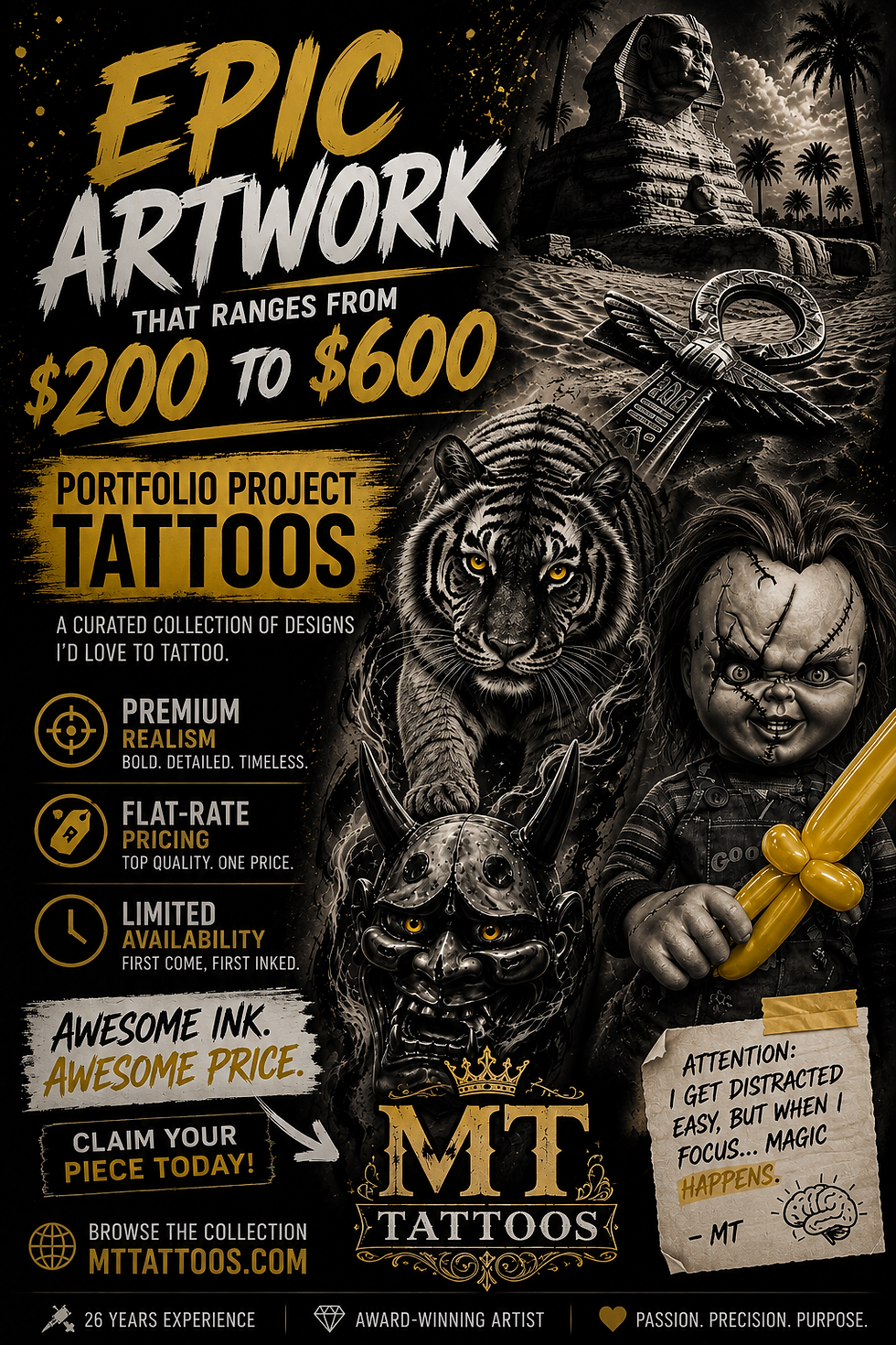 $200 $400 $600 FLAT!
