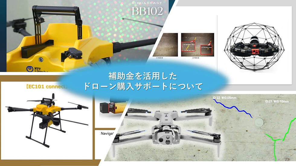補助金を活用したドローン購入サポートについて
