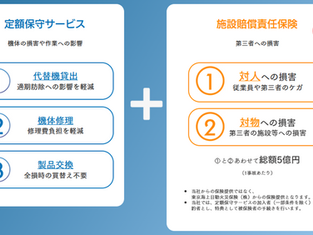 農業用ドローン「AC102」の定額保守サービスを拡充「施設賠償責任保険」を特典付帯
