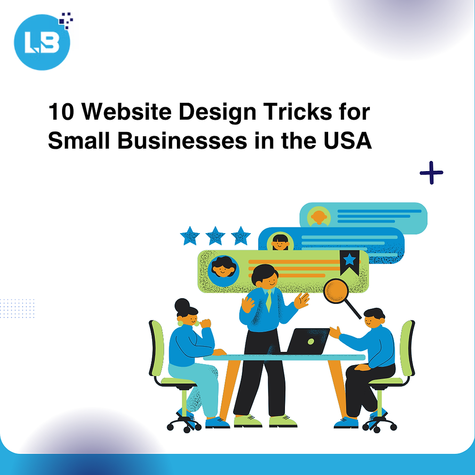 Modern workspace with a laptop and smartphone showing a clean small business website design