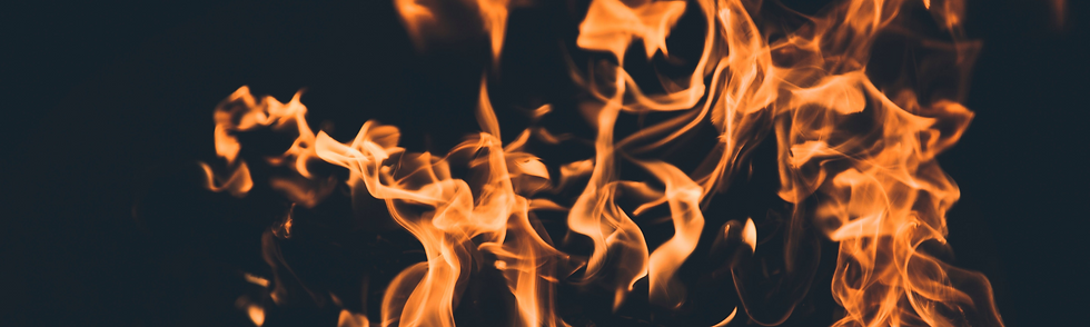 Fire representing alchemizing and letting in what has held us back in the past