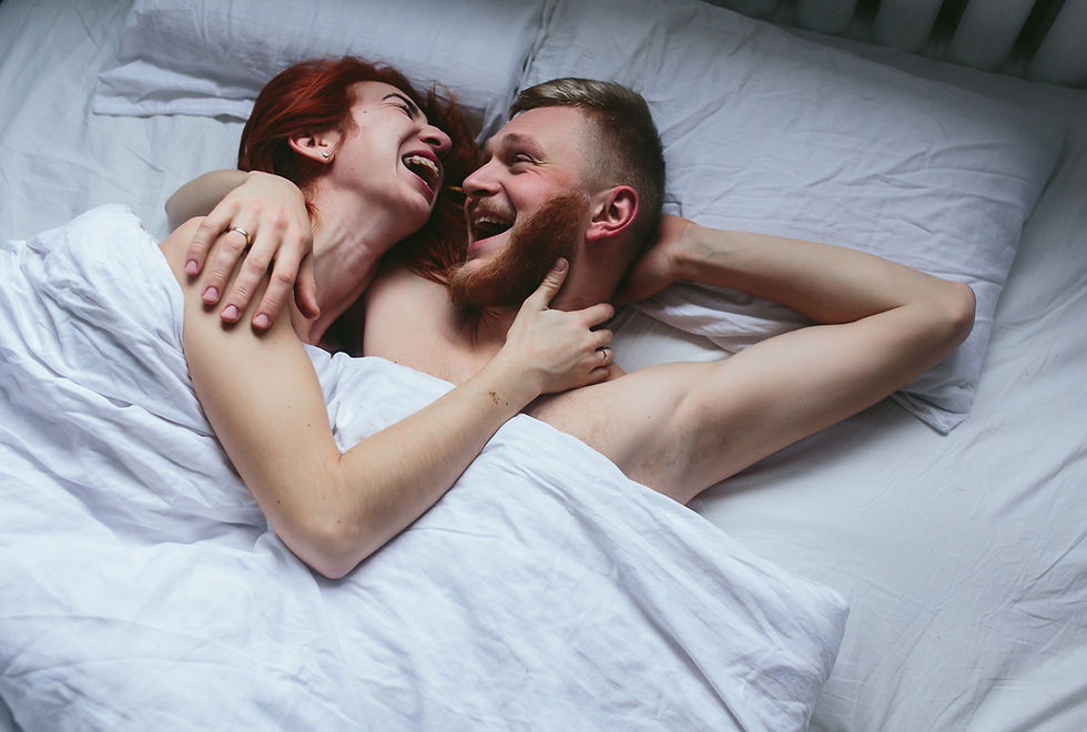 couple thinking of what they learned in their online couples therapy from their therapist in Orange County