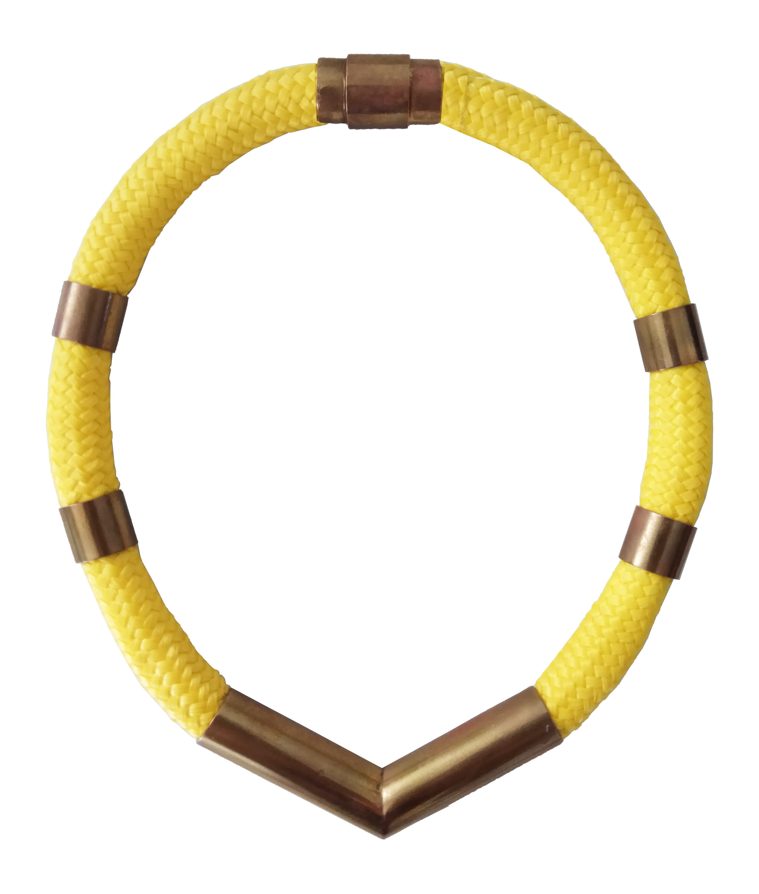 Yellow Rope Necklace